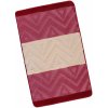 Koupelnová předložka Brotex Chevron burgundy 60x100cm