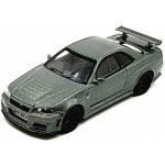 MINI GT Nissan Skyline GT-R Dark Metal Gray (NISMO BNR34 CRS Version 1:64 – Hledejceny.cz