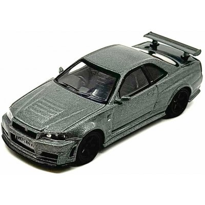 MINI GT Nissan Skyline GT-R Dark Metal Gray (NISMO BNR34 CRS Version 1:64 – Hledejceny.cz