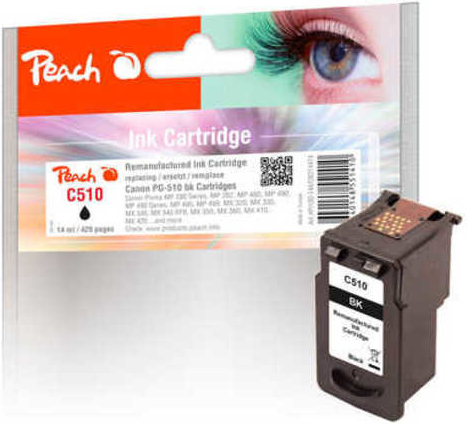 Peach Canon PG-510, 420 stran, kompatibilní - černá