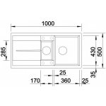 Blanco Metra 6 S černá – Zboží Mobilmania