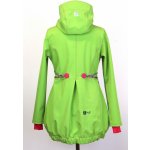 BajaDesign softshellový kabát pro dívky zelený pestré pruhy – Sleviste.cz