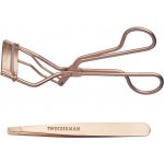 Tweezerman Rose Gold Set, Dárkové balení setu Rose Gold pro řasy a obočí – Zboží Dáma