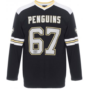 Majestic NHL tričko Pittsburgh Penguins Hockey Heavy Jersey Long Sleeve