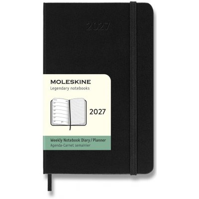 Moleskine B5 týdenní 2027 černý – Hledejceny.cz
