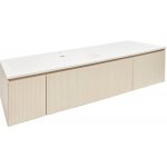 Naturel Skříňka s umyvadlem Naturel Austen beige mat AUSTEN165BG – Zboží Dáma