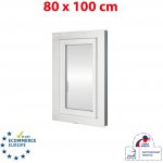 OKNA HNED 80x100 cm (800x1000 mm) bílé otevíravé i sklopné levé – HobbyKompas.cz