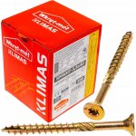 Konstrukční vrut 3,5x40 TX 15 zápustná hlava zinek žlutý (500 ks/bal) TORX – Hledejceny.cz