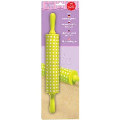 Váleček na potahovací hmotu, zelený 30,5 cm - Alvarak – Hledejceny.cz