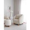 Křeslo Atelier del Sofa wing chair Slon bílá