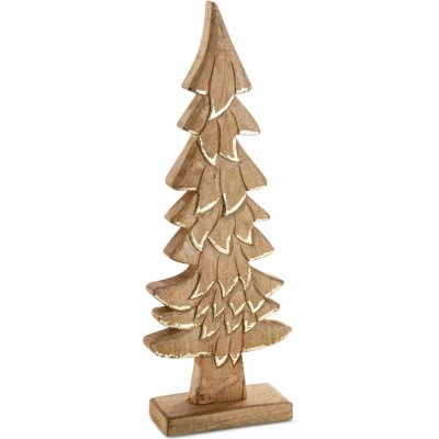 EUROFIRANY DEKORAČNÍ FIGURKA WOOD2 SADA 2KS 20X51 CM HNĚDÁ – Hledejceny.cz
