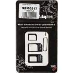 Adaptér SIM 3v1 (SIM, Micro SIM, Nano SIM) - NOOSY, barva černá – Hledejceny.cz