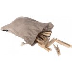 Iris Hantverk Dřevěné kolíčky na prádlo lněný pytlík 20 ks – Zboží Dáma