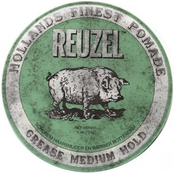 Reuzel pomáda na vlasy Green Grease Medium Hold Piglet 35 g