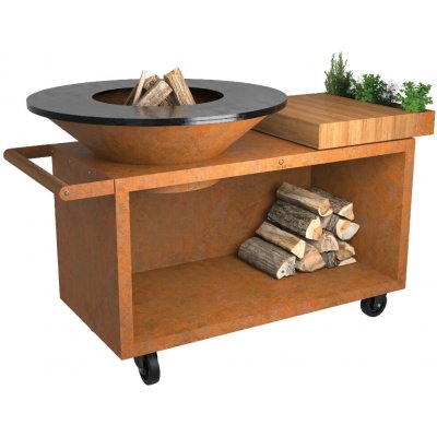 OFYR ISLAND+ CORTEN 100 PRO Teak Wood – Zboží Mobilmania