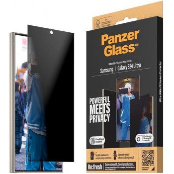 PanzerGlass Privacy Samsung Galaxy S24 Ultra s instalačním