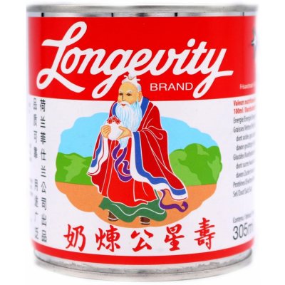 Longevity slazené kondenzované mléko 397 ml – Zboží Dáma