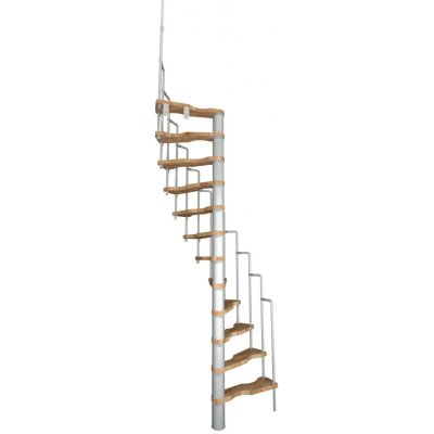 Minka STAIRS Prostorově točité schodiště Suono buk/bílá 133 x 78 cm – Hledejceny.cz