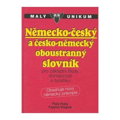 Německo-český a česko-německý oboustranný slovník Unikum – Zboží Mobilmania