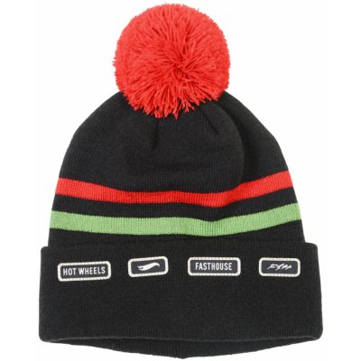 Fasthouse Express Hot Wheels Pom beanie Black red – Hledejceny.cz