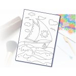 Radost v písku Šablona na pískování plachetnice A4 210 x 297 mm – Hledejceny.cz