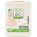 SO´BIO Bio sprchový gel a koupelový s oslím mlékem 300 ml