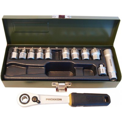 PROXXON Gola sada 13 dílná s průchozí ráčnou 5,5 - 14mm. 23602 – Sleviste.cz