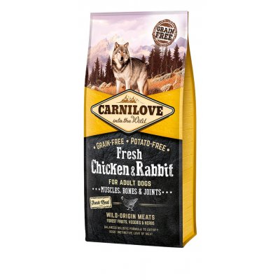 Carnilove Fresh Chicken & Rabbit for Adult Dogs 12 kg