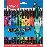 Maped 9862 Color'Peps Monster pastelky 24 ks – Zboží Živě