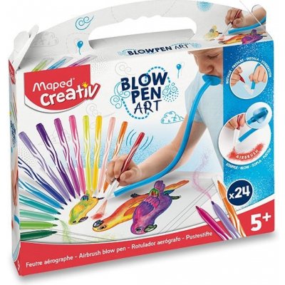 Maped Sada Creativ Blowpen Pop´Art Foukací pero 24 barev