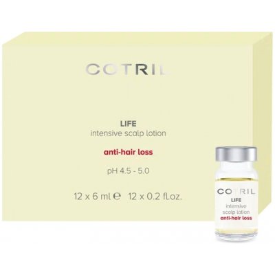 Cotril Life intenzivní ampule proti vypadávání vlasů 12 x 6 ml – Zboží Dáma