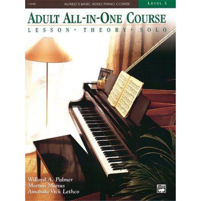 Alfred's Basic Adult All In One Course 3 - klavír – Zbozi.Blesk.cz