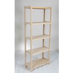 Wochnik Regál dřevěný bukový 173 x 80 x 38 cm 5 polic – Hledejceny.cz