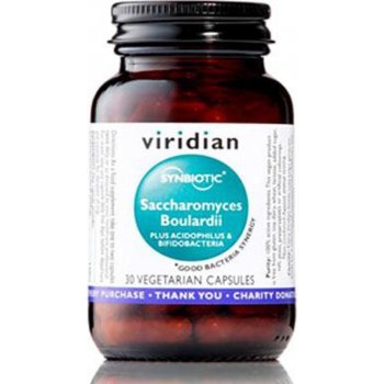 Viridian Saccharomyces Boulardii 30 kapslí