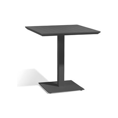Diphano Hliníkový bistro stůl Metris, čtvercový 72x72x92cm, rám hliník bílá (white), deska hliník bílá (white) – Zbozi.Blesk.cz