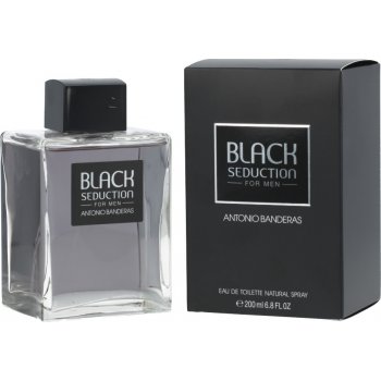 Antonio Banderas Seduction In Black toaletní voda pánská 200 ml