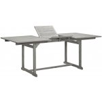 OMAXI 642221 Zahradní jídelní stůl (150–200) x 100 x 75 cm masivní akácie – Hledejceny.cz