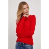Dámský svetr a pulovr Tommy Hilfiger Vlněný svetr dámský lehký WW0WW40264 červená