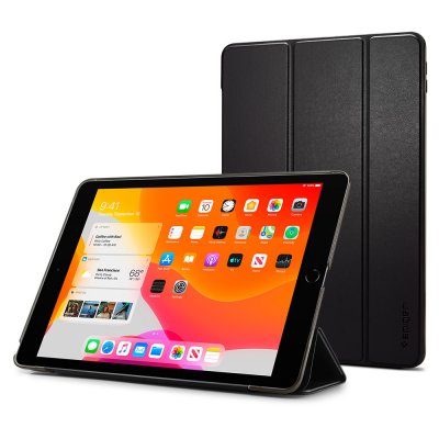 Ochranné pouzdro Spigen Smart Fold pro Apple iPad 10.2'' 2019 černé ACS00373 – Zboží Mobilmania