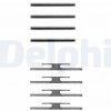 Brzdové kotouče Sada prislusenstvi, oblozeni kotoucove brzdy DELPHI LX0035