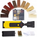 GEKO Sada na opravu dřevěných povrchů, dřevo, laminát, parkety, korek 17ks G30145 – Zboží Mobilmania