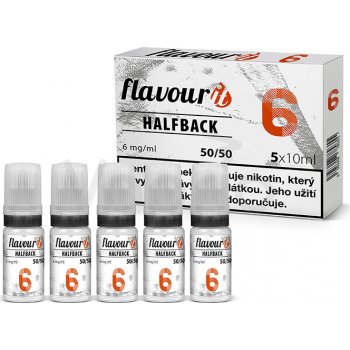 Flavourit HALFBACK PG50/VG50 booster 6mg 5x10ml