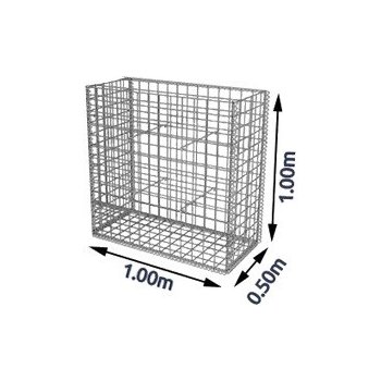 Gabionový koš 100x50x100cm oko sítě 10x5cm - Gabiony od 893 Kč - Heureka.cz