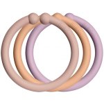 Bibs Loops Kroužky 12 ks Blush peach dusky lilac – Zboží Dáma