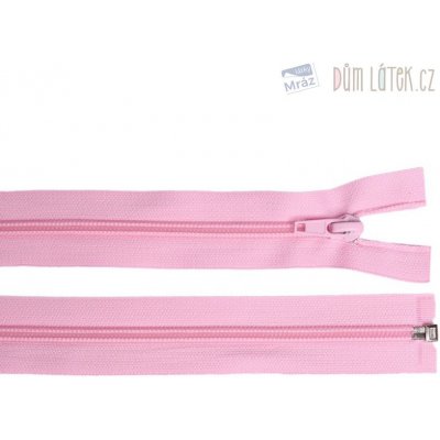 Zip spirálový 6mm dělitelný 30cm růžový – Zboží Mobilmania