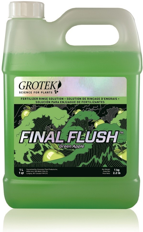 Grotek Final Flush Green Apple 1 Litre