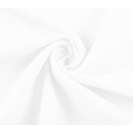 Mušelín dvojitá gázovina MSN-079 Snehově bílá - metráž šířka 140 cm – Zboží Mobilmania