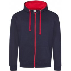 Just Hoods dámská mikina na zip JH053 New French Navy