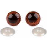 Oči s pojistkou Ø18 mm - jantar (20 sada) – Zboží Dáma