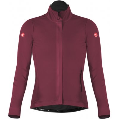 Castelli Alpha 150 jacket Deep Bordeaux/Brilliant Pink dámská – Sleviste.cz
